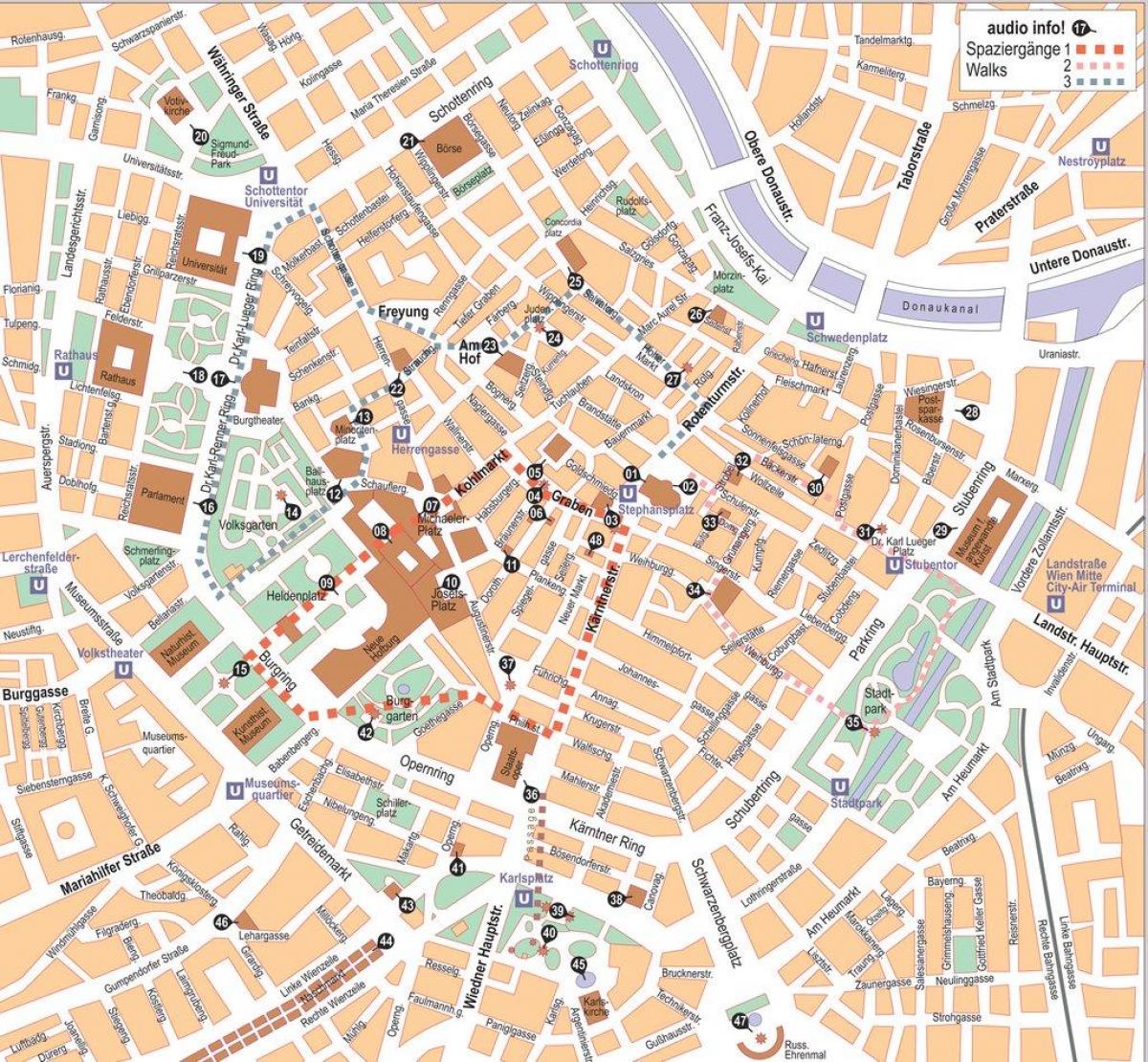 რუკა Wien ცენტრი