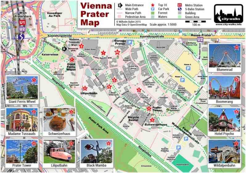 რუკა, ვენის park and ride