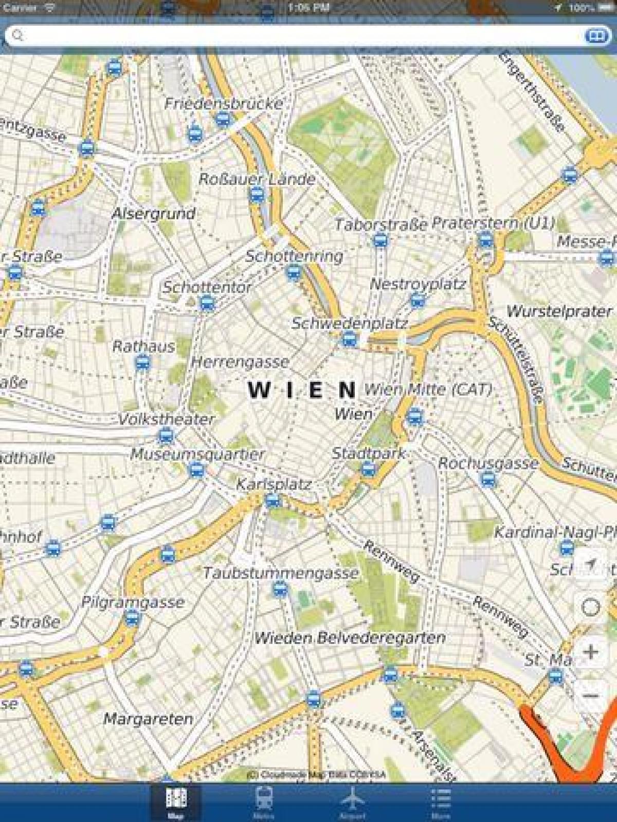 ვენის რუკა app