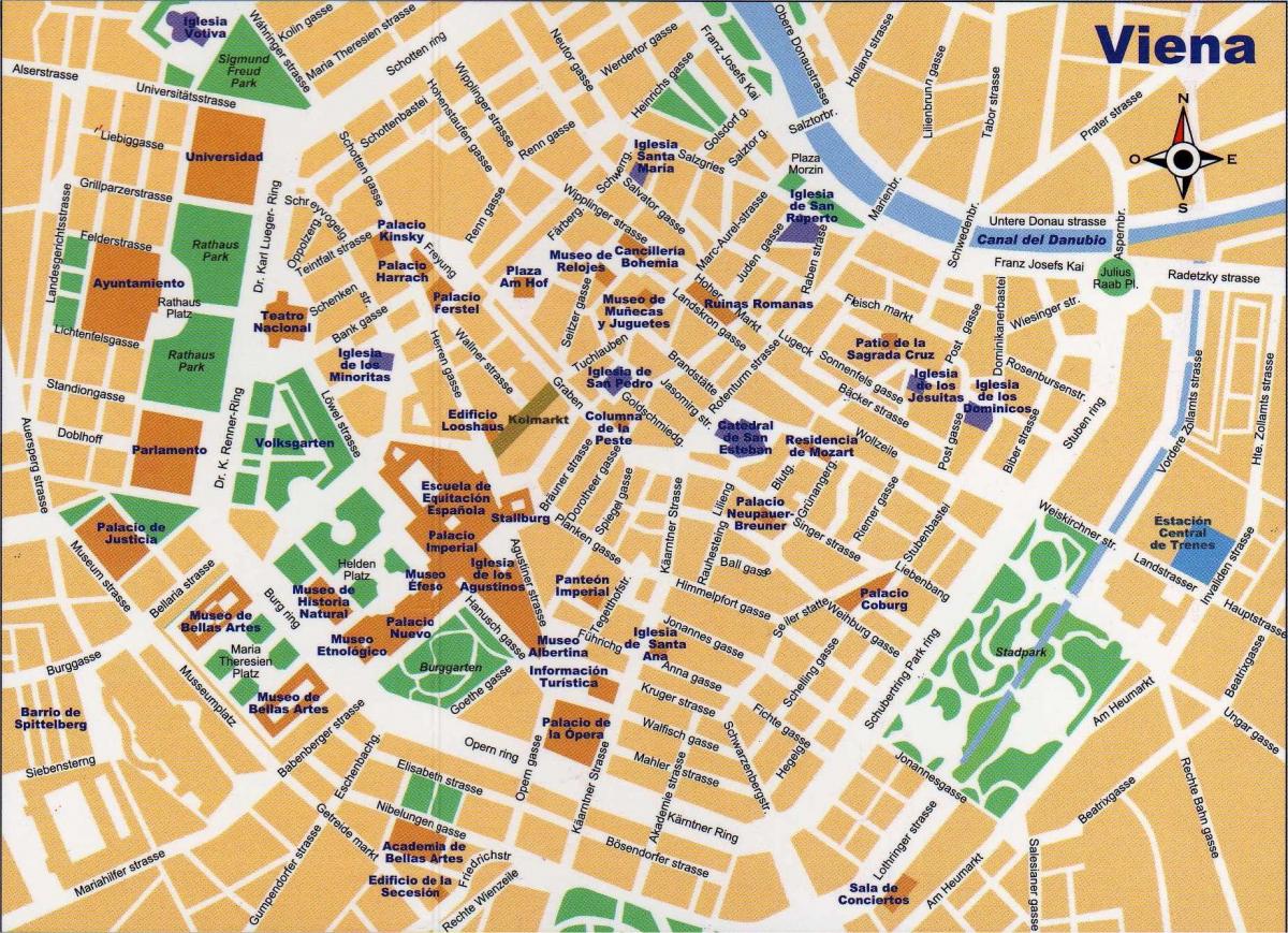 რუკა ქუჩის ცენტრალური ვენის