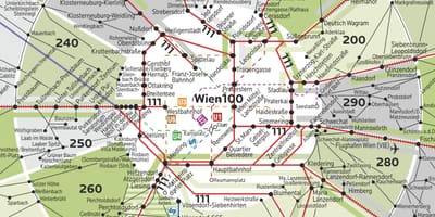 Wien ზონაში 100 რუკა