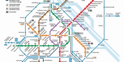 რუკა, ვენის mrt