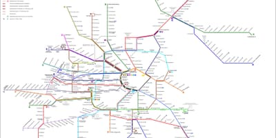 ვენის strassenbahn რუკა