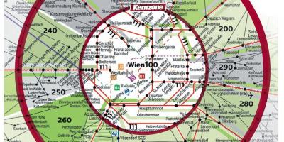 Wien 100 ზონის რუკა